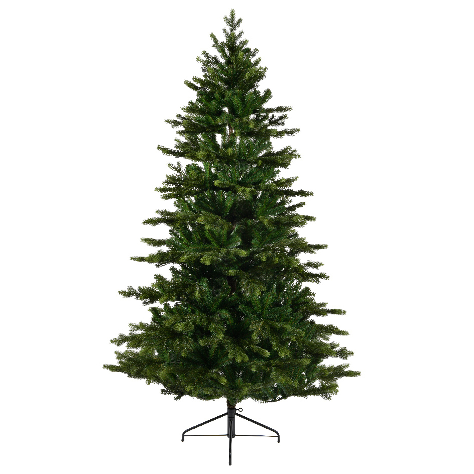 Künstlicher Weihnachtsbaum Caucasia Nordmann H210 cm Tannengrün 1